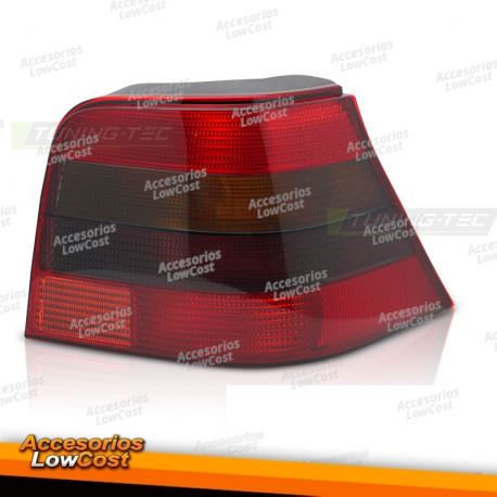 LUZ TRASERA ROJA AHUMADA LADO DERECHO TYC se adapta a VW GOLF IV 97-03 HATCHBACK