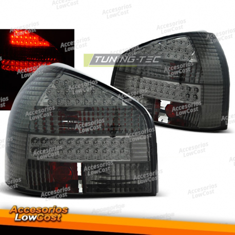 LUZES TRASEIRAS LED FUMADAS compatível com AUDI A3 08.96-08.00