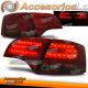 LUZES TRASEIRAS LED VERMELHAS DE FUMO para AUDI A4 B7 11/04-03/08 AVANT