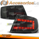 LUCES TRASERAS LED AHUMADA para AUDI A6 C6 SEDAN 04/04-08