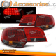 LUZES TRASEIRAS LED VERMELHAS DE FUMO para AUDI A3 8P 04-08 SPORTBACK