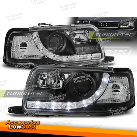 FAROS LUZ DÍA NEGRO compatible con AUDI 80 B4 09.91-04.96