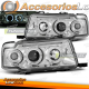 FARÓIS CROMADOS ANGEL EYES para AUDI 80 B4 09.91-04.96