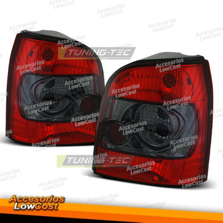 LUCES TRASERAS ROJAS HUMO se adapta a AUDI A4 11.94-01 AVANT