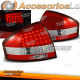 LUZES TRASEIRAS LED VERMELHAS BRANCAS para AUDI A6 97-04