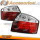 LUZES TRASEIRAS LED VERMELHAS BRANCAS para AUDI A4 10/00-10/04