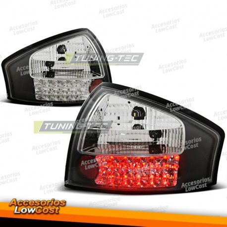 LUZES TRASEIRAS LED PRETAS para AUDI A6 05.97-05.04