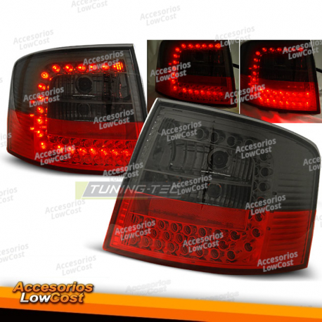 LUZES TRASEIRAS LED VERMELHAS DE FUMO para AUDI A6 05.97-05.04 AVANT