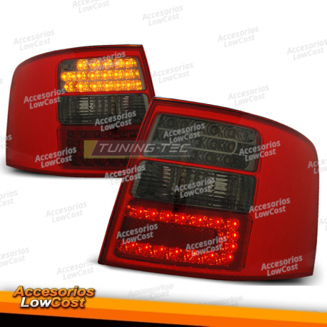 LUCES TRASERAS LED ROJAS HUMO para AUDI A6 05.97-05.04 AVANT