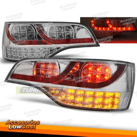 LUCES TRASERAS LED CROMADA para AUDI Q7 06-09