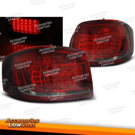 LUCES TRASERAS LED ROJAS HUMO para AUDI A3 08-12