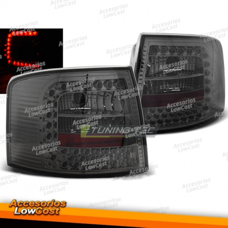 LUZES TRASEIRAS LED FUMADA compatível com AUDI A6 05.97-05.04 AVANT