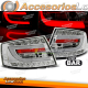 LUCES TRASERAS LED CROMADAS para AUDI A6 C6 SEDAN 04/04-08 6PIN