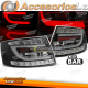 LUCES TRASERAS LED NEGRAS para AUDI A6 C6 SEDAN 04/04-08 7PIN