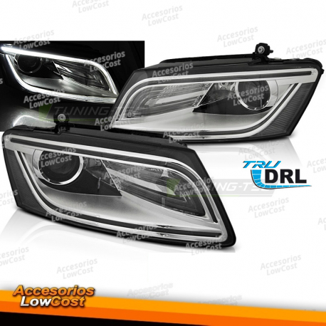 FAROS DRL CROMADOS para AUDI Q5 08/12-17