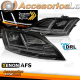 FARÓIS SEQ BLACK LED DRL XENON para AUDI TT 10-14 8J com AFS