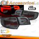 FAROS LED LUCES TRASERAS ROJAS HUMO SEQ se adapta a AUDI A3 8P 5D 08-12