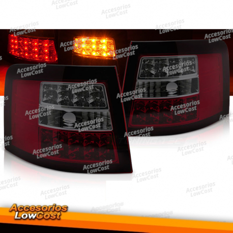 LUZES TRASEIRAS LED VERMELHAS DE FUMO para AUDI A6 05.97-05.04 AVANT