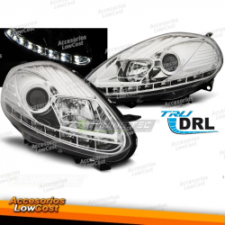 FIAT PUNTO EVO 10/09-12 CROMADO DRL LED