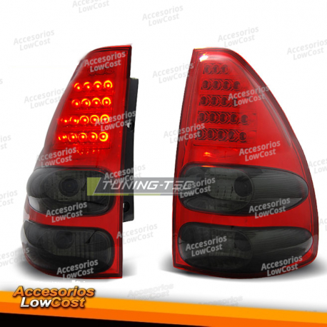 TOYOTA LAND CRUISER 120 03-09 FUMO VERMELHO LED