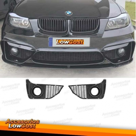 REJILLAS INFERIORES PARA BMW E90 E92 E60 NIEBLAS LOOK M4