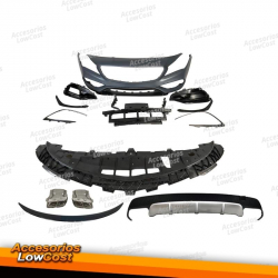 Kit Carrocería Mercedes W117 2016-2018 LCI 4P Look AMG A45