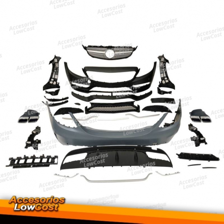 Kit De Carrocería Mercedes W205 2014-2018 4P Look C63