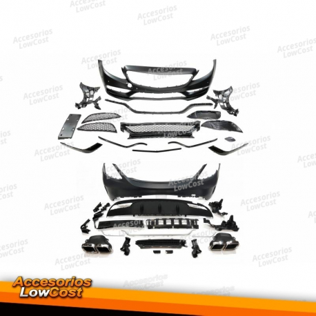 Kit De Carrocería Mercedes W205 2014-2018 4p Look AMG