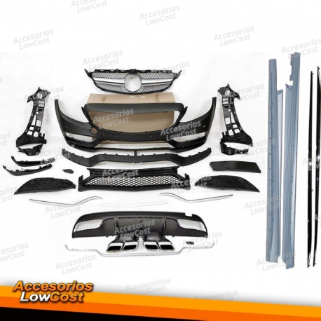 Kit De Carrocería Mercedes W205 2014-2018 4P / SW Look C63