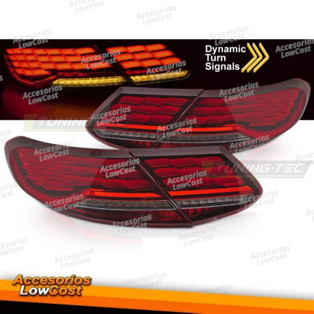 LUZES TRASEIRAS DE BARRA LED fumado para VW SCIROCCO III 08-14