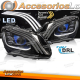 FAROS COMPLETAMENTE LED NEGROS para MERCEDES W205 14-21