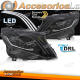 FARÓIS LED PRETOS compatíveis com MERCEDES VITO W447 14-23