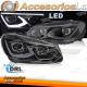 FARÓIS FULL LED PRETOS para VW GOLF 6 08-13