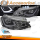 FARÓIS DE LUZ PRETA FULL LED compatíveis com VW GOLF 7 14-19