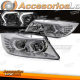 FARÓIS LED CROMADOS para BMW E90/E91 05-08