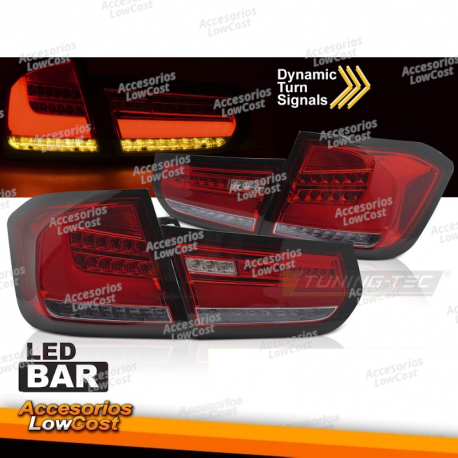 LUCES TRASERAS DE BARRA LED ROJAS SEQ para BMW F30 11-15