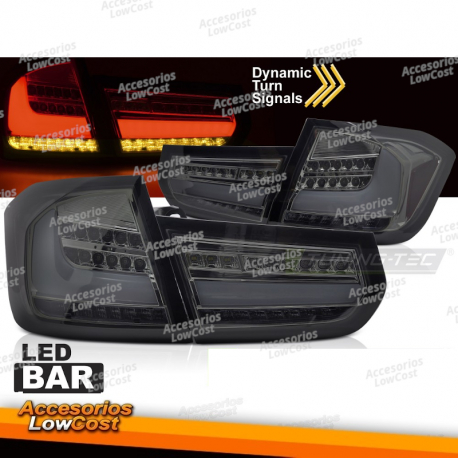 LUCES TRASERAS DE BARRA LED HUMO SEQ se adapta a BMW F30 11-15