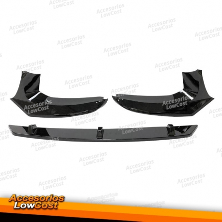 Spoiler Delantero BMW G30 / G31 Look M-Tech II Negro Brillo