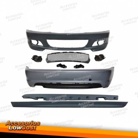 Body Kit BMW E46 98-05 2P / Cabrio Look M-Tech ABS Faróis de Nevoeiro