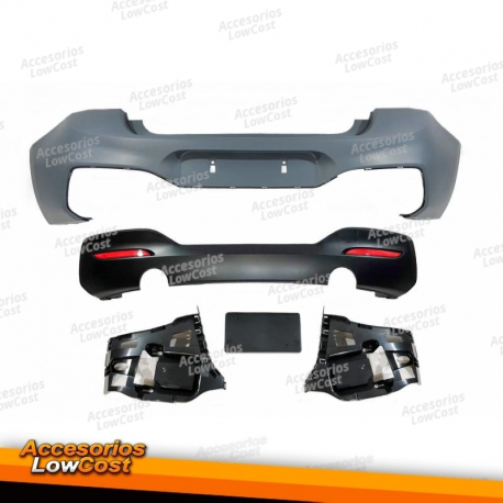 Paragolpes Trasero BMW F20 /F21 LCI 15-18 1.35 look M-tech 2 Salidas