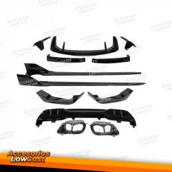 Kit De Carrocería BMW G05 X5 LCI 2023+ Look M Performance Brillante Negro