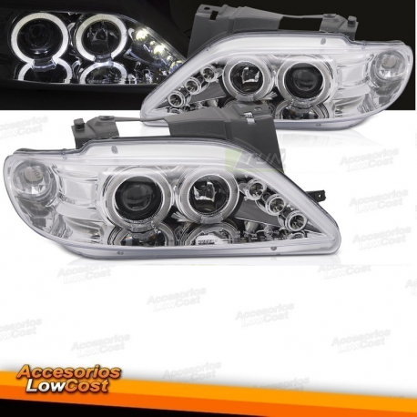 FAROS OJOS DE ANGEL XSARA, 97-99 CRISTAL CLARO/CROMADO