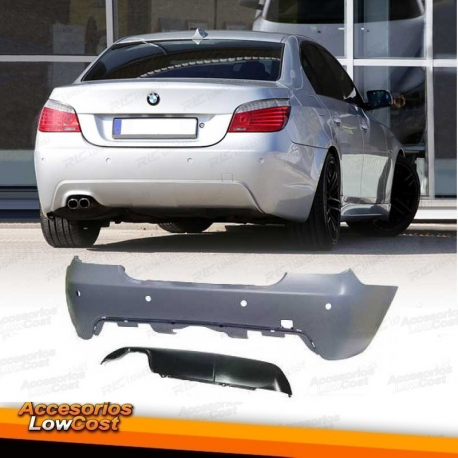 PARA-CHOQUES TRASEIRO M / BMW E60 SEDAN / 03-07 COM PDC