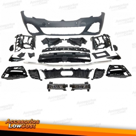 PARA-CHOQUES FRONTAL 206 98-04 SPORT + GRELHA