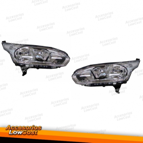 FAROS DELANTEROS FORD TRANSIT CUSTOM (14-18)