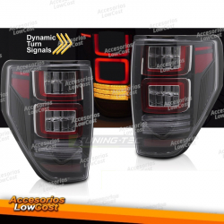 FAROS DELANTEROS LED ROJO FORD F150 MK12 08-14