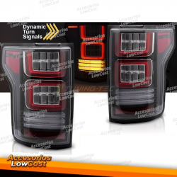 FAROS DELANTEROS LED ROJO FORD F150 MK13 14-20