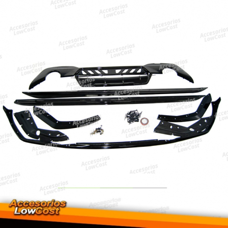 KIT DE CORPO PRETO BRILHANTE PARA BMW G20 G21 19-22