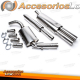 LINEA DE ESCAPE EN ACERO INOXIDABLE PARA VOLKSWAGEN GOLF MK3 III (91-98) MOTORES: 1.4, 1.6, 1.8, 2.0 GTI y 2.8L VR6