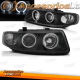 FAROIS ANGEL EYES CCFL / SEAT LEON / 99-05 FUNDO PRETO